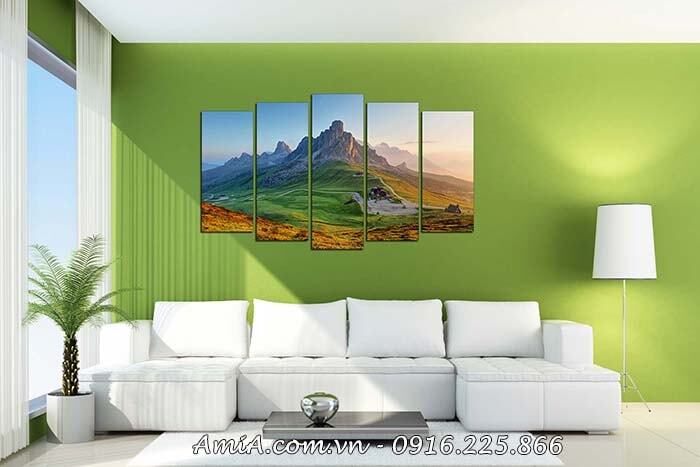 Bộ tranh phong cảnh quê hương miền núi cao AmiA 1060
