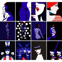 Bộ Tranh Sơn Dầu Trang Trí Tự Làm 40x50cm