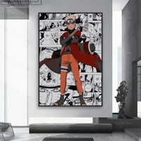 Bộ Tranh Sơn Dầu Tự Vẽ Hình Nhân Vật Anime Naruto Uzumaki Nhật Bản Trang Trí Phòng Bé