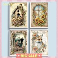 Bộ Tranh Thêu Chữ Thập 11ct Bằng cotton Thân Thiện Với Môi Trường