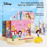 Bộ tranh trẻ em cát màu sáng tạo với chủ đề công chúa Disney