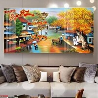 Bộ Tranh Treo Tường TRI ÂN THẦY CÔ - 20/11 Trang Gương Cao Cấp