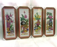 Bộ tranh Tứ Quý Bình Cổ FTTQ01