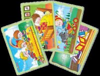 Bộ tranh xếp hình 12 mảnh Tia Sáng Jigsaw Puzzle - BÉ YÊU (4 TRONG 1) - MSP: A5-028