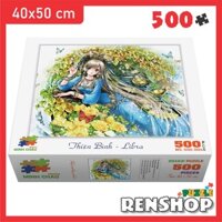 Bộ tranh xếp hình 500 mảnh ghép – Thiên Bình (40x50cm) - Tranh ghép hình cung Hoàng Đạo RenShop