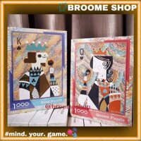 Bộ tranh xếp hình Puzzle 1000 miếng Tranh ghép hình 1000 Xếp Hình 1000 Jigsaw Puzzle cao cấp King and Queen