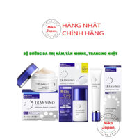 Bộ Transino Nhật Bản Kem dưỡng da ban đêm,chống nắng ,tinh chất,transino 240 viên,transino white c clear,nước hoa Hồng