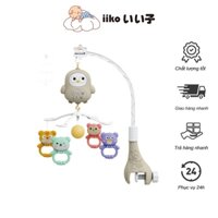 Bộ Treo Nôi Cho Bé Thương Hiệu iiko Treo Cũi Tặng Điều Khiển Có Hộp Nhạc Xoay Độ Chế Độ Hẹn Giờ Tự Tắt