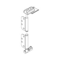 BỘ TREO TRỤC QUAY INOX MỜ HAFELE 943.34.004