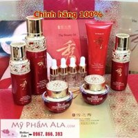 Bộ trị nám LANHUA đỏ dưỡng trắng da hàn quốc 7IN1, Kem Lanhua hàn quốc