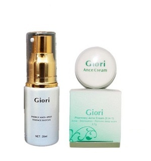 Bộ trị tận gốc tất cả loại mụn thâm sẹo rỗ trắng da Giori