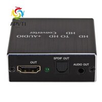 Bộ trích xuất âm thanh tương thích HDMI APVTI, Bộ chuyển đổi bộ chia, Quang học nhỏ gọn 3,5 mm 3D cho TV / Máy chiếu / DVD Blu-ray