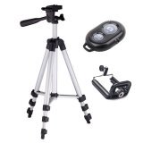 Bộ Tripod + Giá đỡ điện thoại + Remote Bluetooth Fusitu FT-810 (Màu đen)