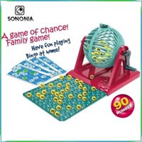 Bộ trò chơi Bingo Trò chơi bảng gia đình Tay truyền thống Quay Bingo Bóng có lồng Bingo Bộ dành cho nhóm người lớn gia đình