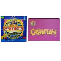 Bộ trò chơi boardgame tài chính Combo Học Làm Giàu: Cờ tỷ phú Việt Nam và CashFlow