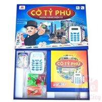 Bộ trò chơi Cờ tỷ phú kèm máy ATM cao cấp tặng sổ tay Nhật ký đọc sách