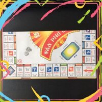 Bộ trò chơi cờ tỷ phú Mica cỡ to Made In Việt Nam KT 50cmx50cm
