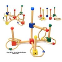 Bộ trò chơi ném vòng 5 cọc - Giáo cụ Montessori