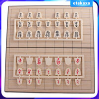 Bộ trò chơi Shogi cổ điển cờ vua Nhật Bản có bàn gỗ