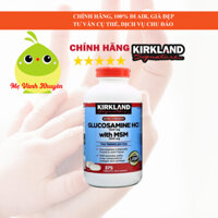 Bổ trợ xương khớp Kirkland Signature Glucosamine HCl with MSM 1500mg, Mỹ (375v)