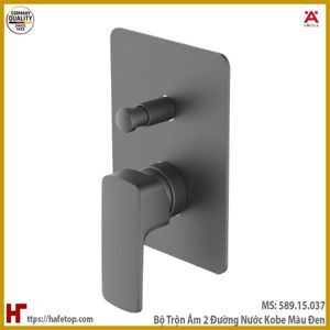 Bộ trộn âm 2 đường nước Kobe đen 589.15.037
