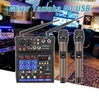 Bộ Trộn Âm Thanh Mini Chuyên Nghiệp Mixer Yamaha G4-USB, Nâng Cấp Âm Thanh Loa Tháp, Loa Vi Tính, Hát Livestream Cực Hay