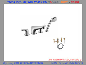 Bộ trộn bồn tắm 4 lỗ Hafele Focus 589.54.707