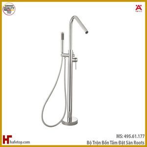 Bộ trộn bồn tắm đặt sàn Hafele Roots 495.61.177
