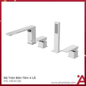 Bộ trộn bồn tắm Hafele 495.61.126 4 lỗ REGAL