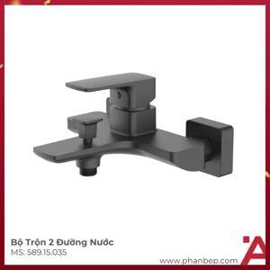 Bộ trộn nổi 2 đường nước Kobe đen 589.15.035