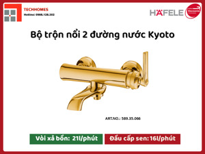 Bộ trộn nổi 2 đường nước Kyoto Hafele 589.35.066
