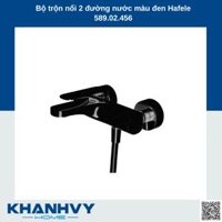 Bộ trộn nổi 2 đường nước màu đen Hafele 589.02.456