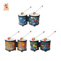 Bộ trống Bongo Simhoa 5 '' và 6 '' kèm cần trống gỗ cho trẻ em Trẻ em Người lớn