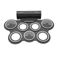 Bộ trống điện tử, Roll Up Drum Kit - Konix MD759 - 7 pads, silicone không thấm nước, cuộn lại được