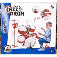 Bộ trống Jazz Drum cỡ lớn có phím đàn piano cao cấp cho bé đầy đủ chi tiết kèm ghế ngồi và cây mic hát 🥁🎸🎷🎤
