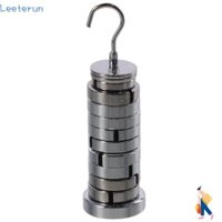 Bộ trọng lượng có rãnh LEETERUN, trọng lượng có thể tháo rời bằng đồng thau cao cấp màu bạc, bền có móc treo & Khoa học tổng hợp