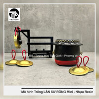 Bộ Trống Mini - Mô hình Quà tặng LÂN SƯ RỒNG