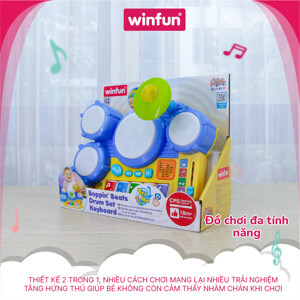 Bộ trống và phím nhạc sôi động Winfun 2034