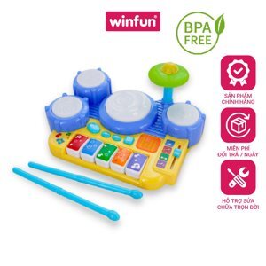 Bộ trống và phím nhạc sôi động Winfun 2034