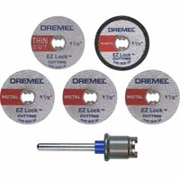 Bộ trục và 5 đĩa cắt 38 mm EZ Lock Dremel EZ406-05