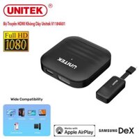 Bộ Truyền HDMI Không Dây Unitek V1184A01, Hỗ Trợ cổng USB-C, AirPlay & Samsung DeX Full HD@60Hz