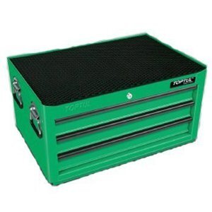 Bộ tủ 3 ngăn màu xanh bao gồm 70 chi tiết Toptul GW-07005