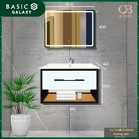 Bộ tủ Cabinet thủy tinh kháng khuẩn GLASS-543 và GLASS-803 cao cấp, chống trầy xước