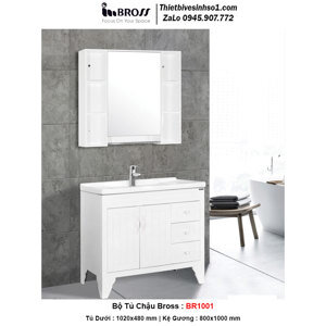 Bộ tủ chậu Bross BR 1001