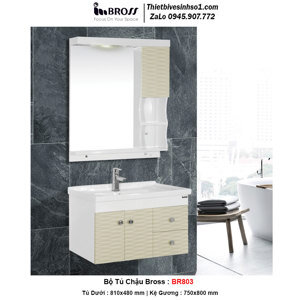 Bộ tủ chậu Bross BR 803