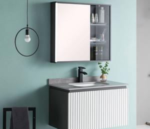 Bộ tủ chậu cao cấp đèn Led Mowoen MW6620-80