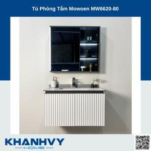 Bộ tủ chậu cao cấp đèn Led Mowoen MW6620-80