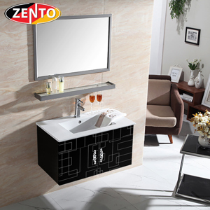 Bộ tủ chậu kệ gương Lavabo inox ZT-LV545-1E