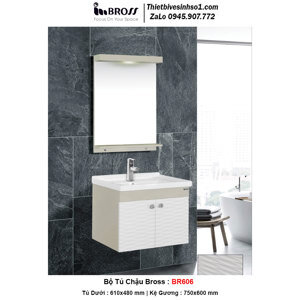 Bộ tủ chậu lavabo Bross BR 606