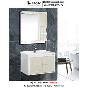 Bộ tủ chậu lavabo Bross BR 804